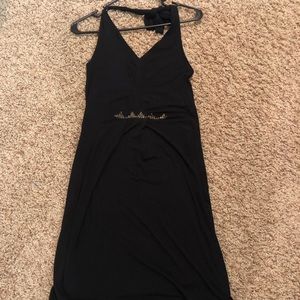Causal Soft Black Dress